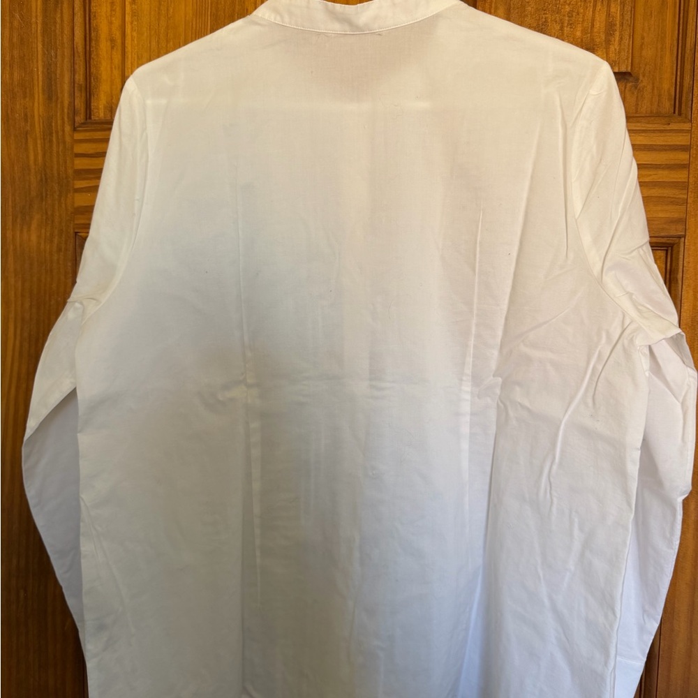 Soft Surroundings Allaro White Button-Down Shirt - Picture 5 of 11